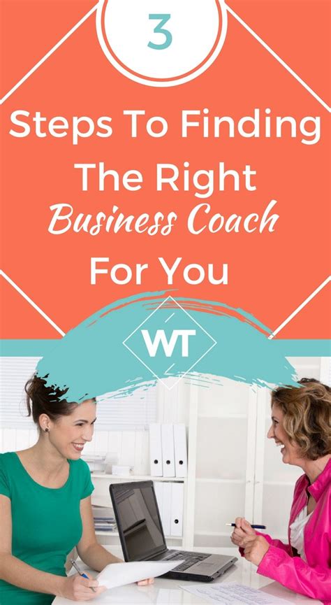 how to find the right business coach.